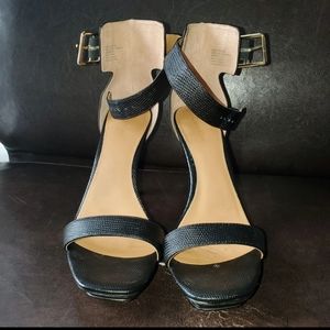 Black Calvin Klein Leather Heels